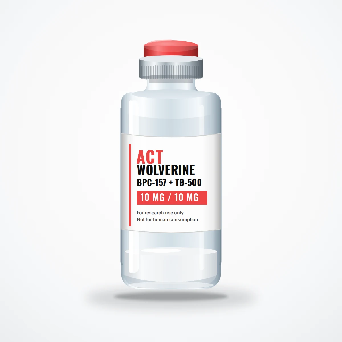BPC-157 / TB-500 Wolverine Blend 10mg / 10mg research vial