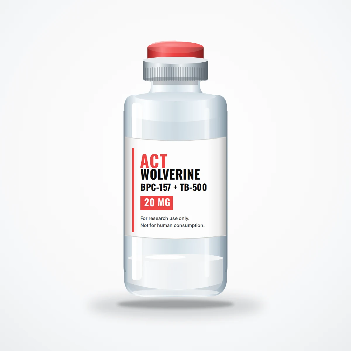 BPC-157 / TB-500 Wolverine Blend 20mg research vial